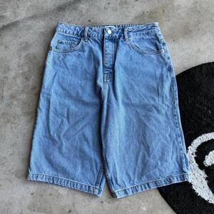 Y2K ASOS Designs Baggy Blue Jorts